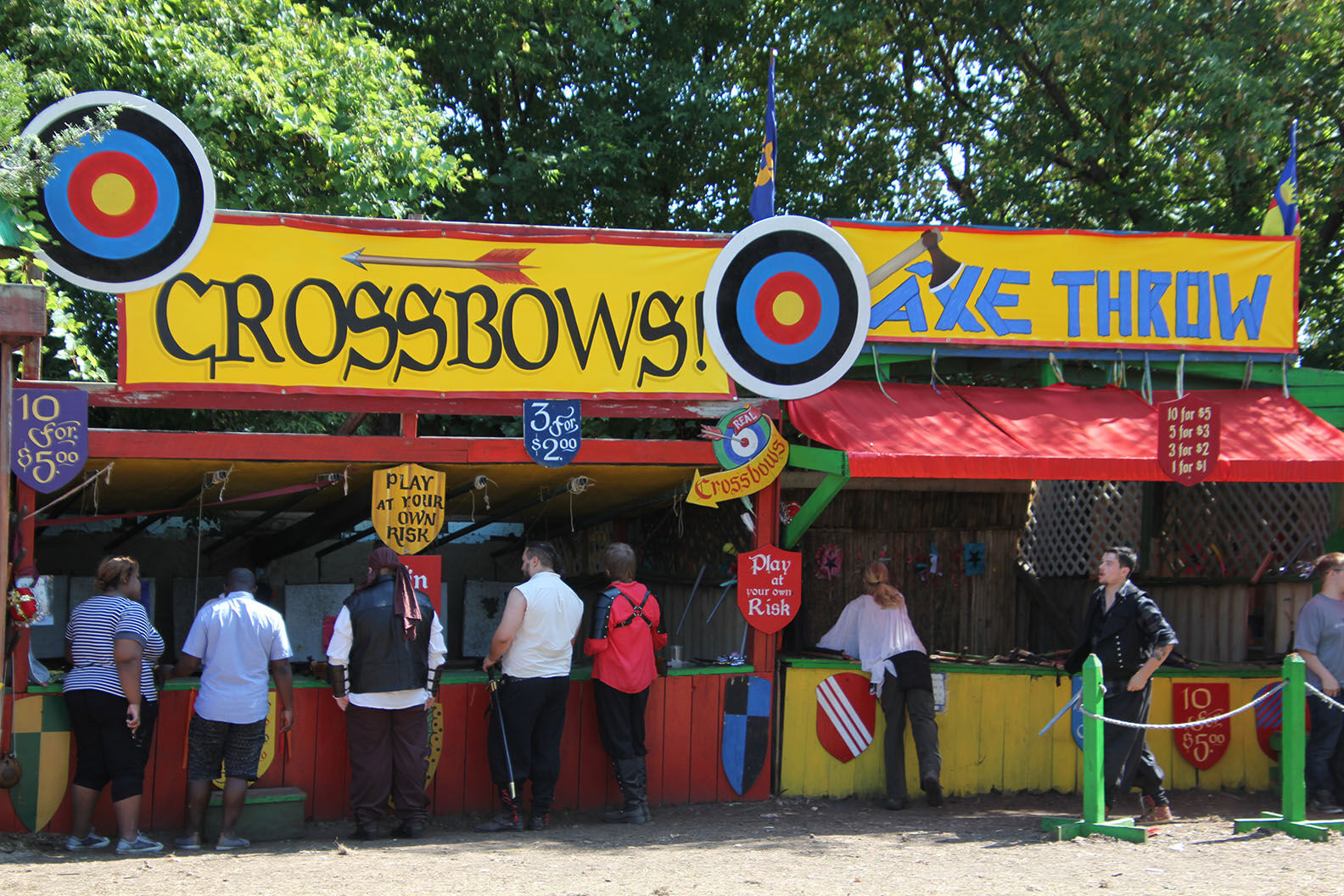 Renaissance Festival crossbows.JPG